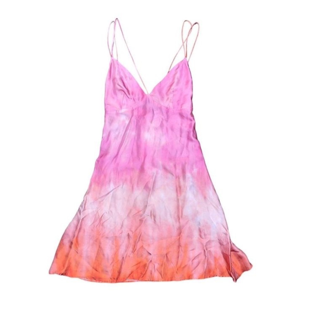 Zara Pink and Orange Dress - Picture 4 of 4